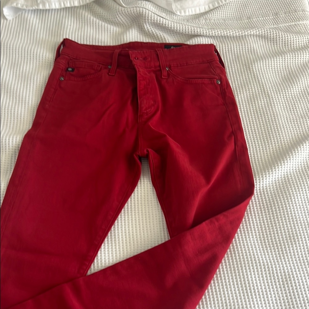 Woman Red Jeans size 25R